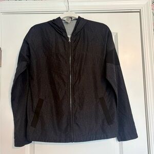 EUC Champion Black Windbreaker Jacket Size XS